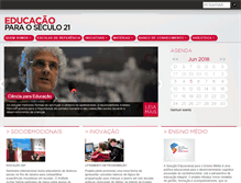 Tablet Screenshot of educacaosec21.org.br